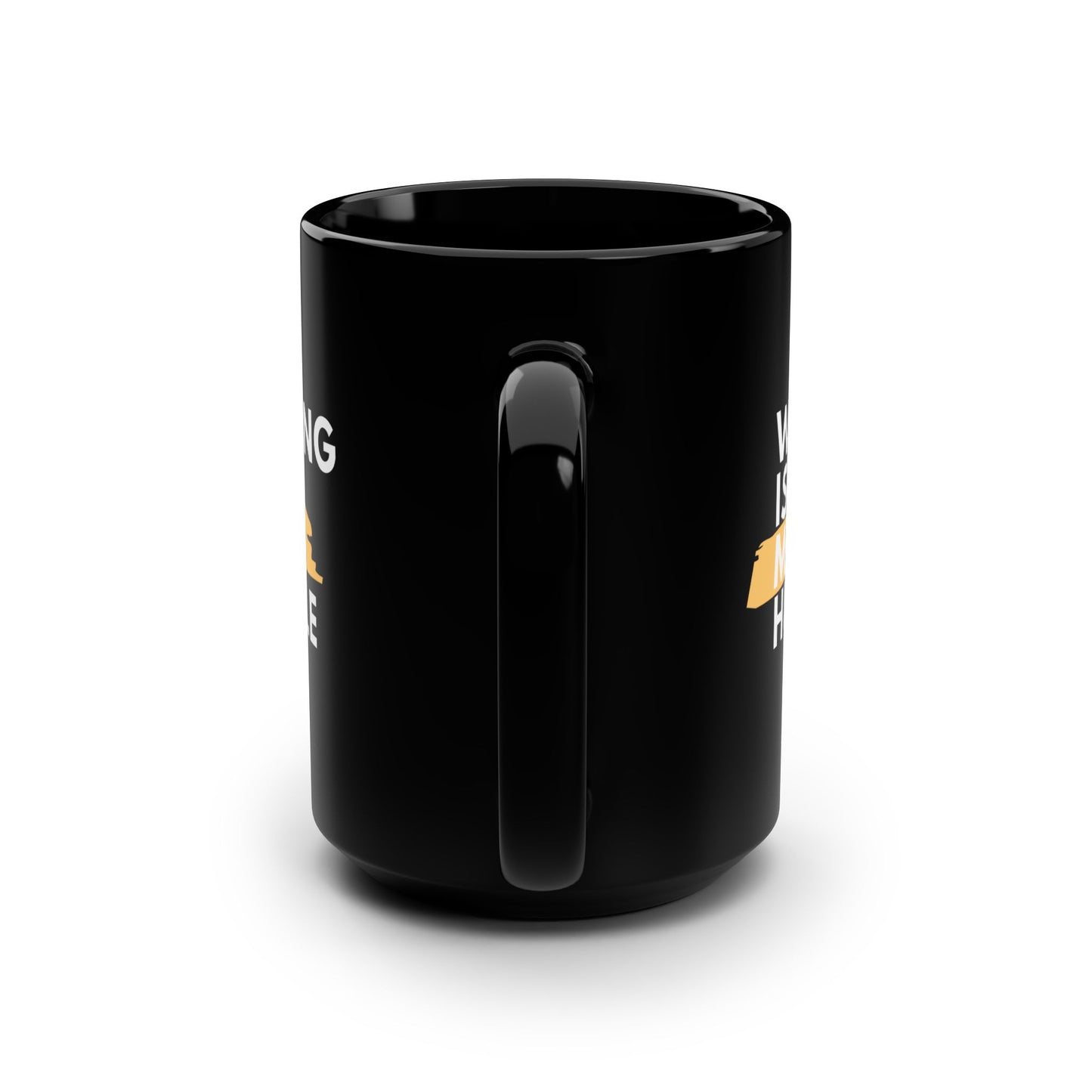 Writing Is My Hustle | Ceramic Mug 15 oz | Black | Mug for Writers | Writers Mug