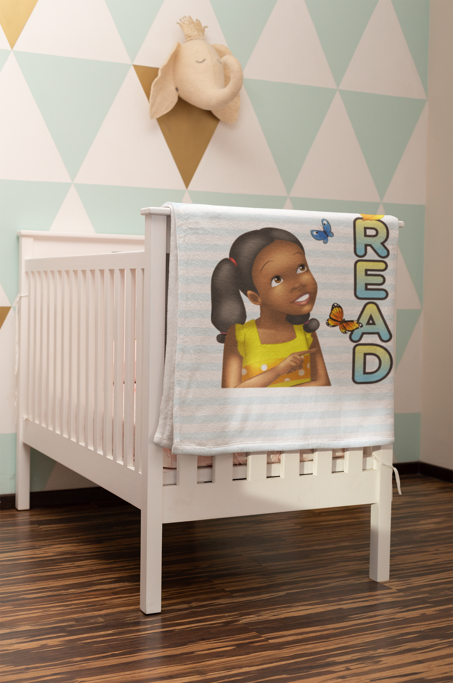 Scary, Scary Sasha Velveteen Plush Blanket, 30" x 40", 50" x 60", Sasha